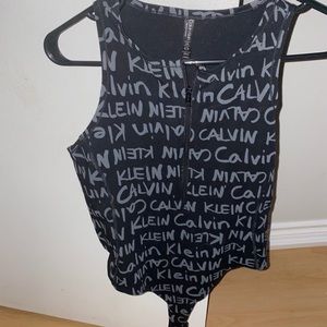 Calvin Klein boxy suite shirt